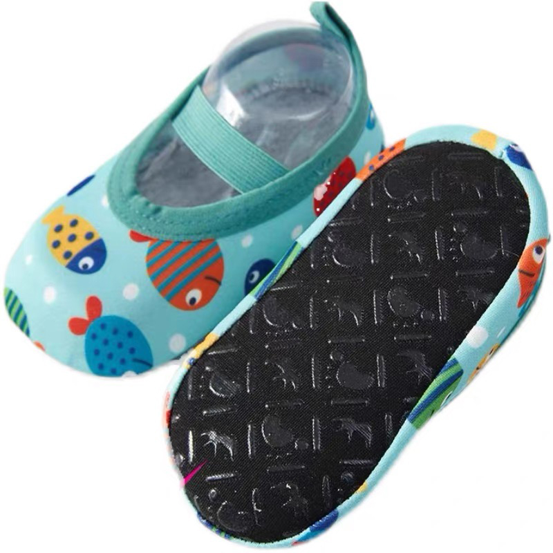 Bé Trẻ Em Bé Trai Bé Gái Hoạt Hình Bơi Giày Đi Chân Trần Aqua Vớ Chống Trơn Trượt Giày Bé Gái Lướt Câu Cá Lặn Trong Nhà ngoài Trời Trơn