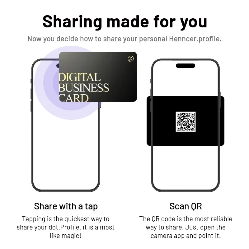 Digital Business NFC Contactless Social Recognition Card NFC Business Card Fast Reading Ntag 215 NFC Card