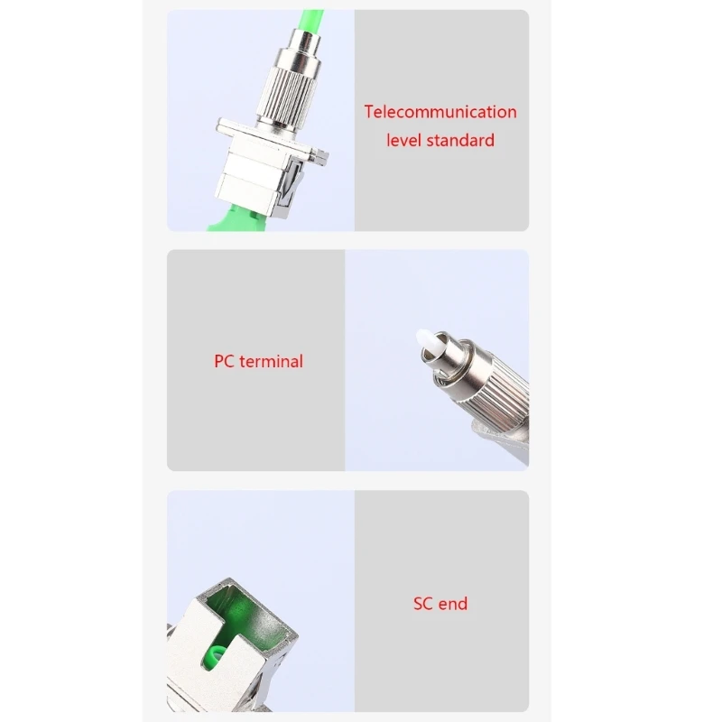 Reusable FC Männlichen zu SC Weibliche Optische Faser Kabel Adapter Single/Multimode Adapter Koppler Hohe Zuverlässigkeit