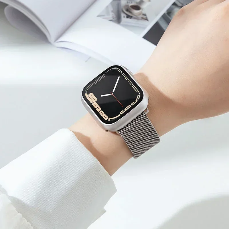 Apple Watch 시리즈 10 용 강화 유리 + 커버 42mm 46mm 무광택 하드 PC 범퍼 화면 보호기 케이스 iWatch 10 42/46 액세서리