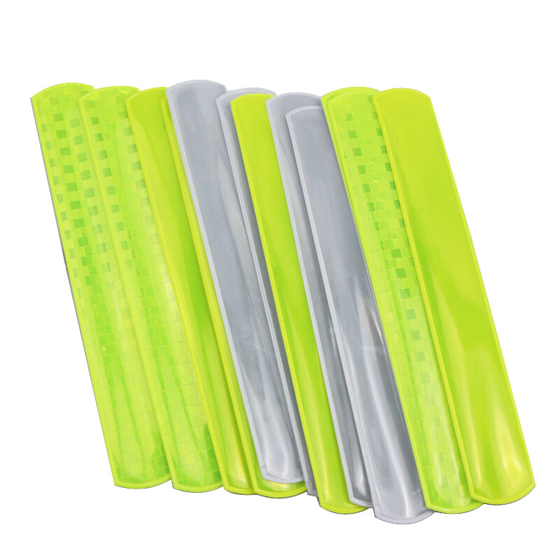 2pcs Bicycle Reflective Strips Safety Legs Tie Reflective Strap Reflective Material Traffic Safety Rain Coat Reflective Tape