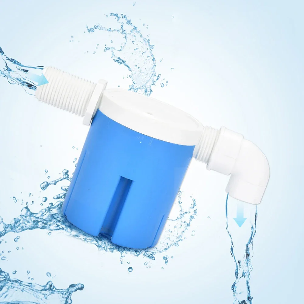 1/2 ''3/4'' 1 ''Prático Controle de Nível de Água Substituição Durável Válvula Flutuante Automática Completa Anti Corrosão Bola de Nylon