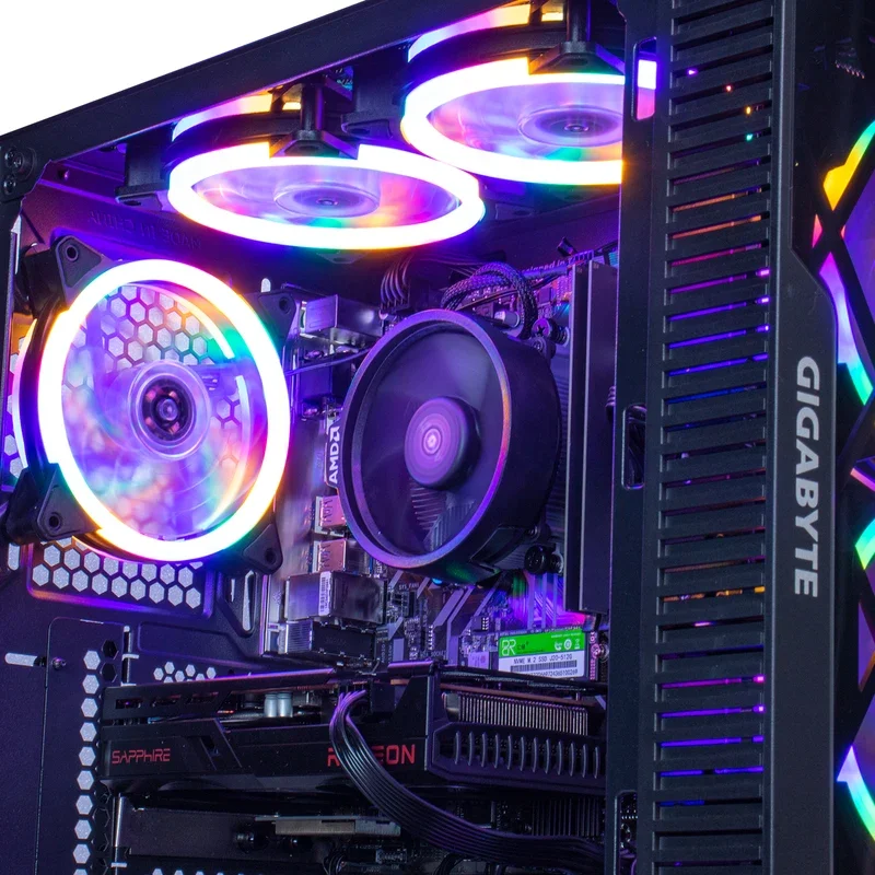 Komputer do gier Ryzen 5 4500 RTX3060 500 GB NVME Windows10 Pro Key Komputer stacjonarny do jednostki systemowej PC Dostosuj komputer dla graczy comple
