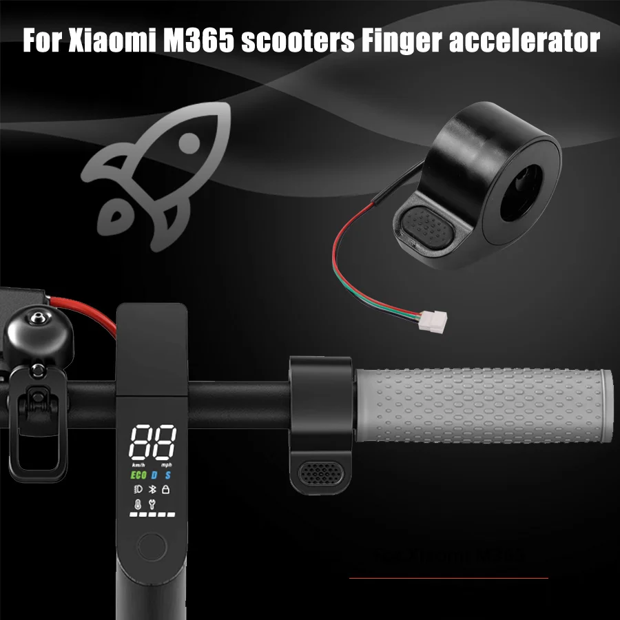 Acelerador de diâmetro de polegar para xiaomi m365 pro pro2 4pro mi3 /3lite scooter elétrico peças de reposição scooter acelerador eletrônico