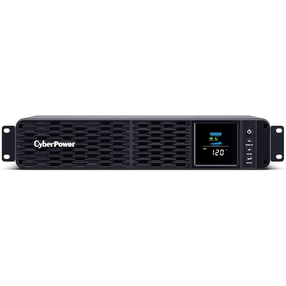 CP1500PFCRM2U PFC Sinewave UPS System, 1500VA/1000W, 8 Outlets, AVR, Short Depth 2U Rackmount