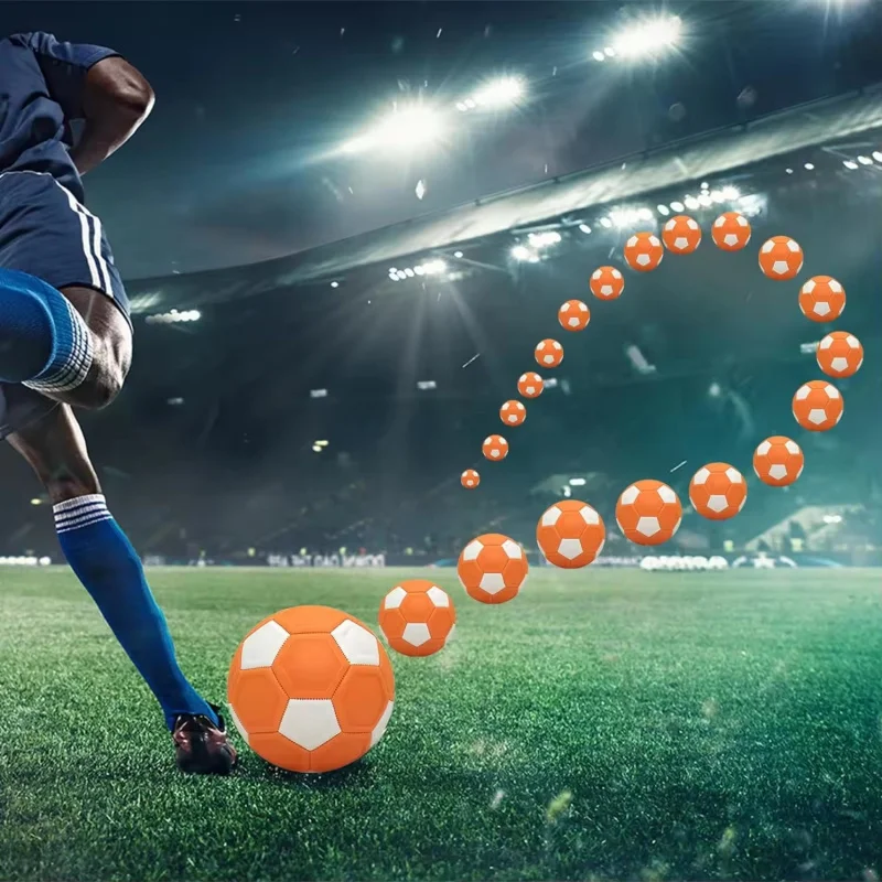 Sport Curve Swerve ลูกฟุตบอลฟุตบอล KickerBall ของขวัญที่ยอดเยี่ยมสําหรับเด็กหญิงและเด็กชายที่สมบูรณ์แบบสําหรับการแข่งขันหรือเกมกลางแจ้งและในร่ม