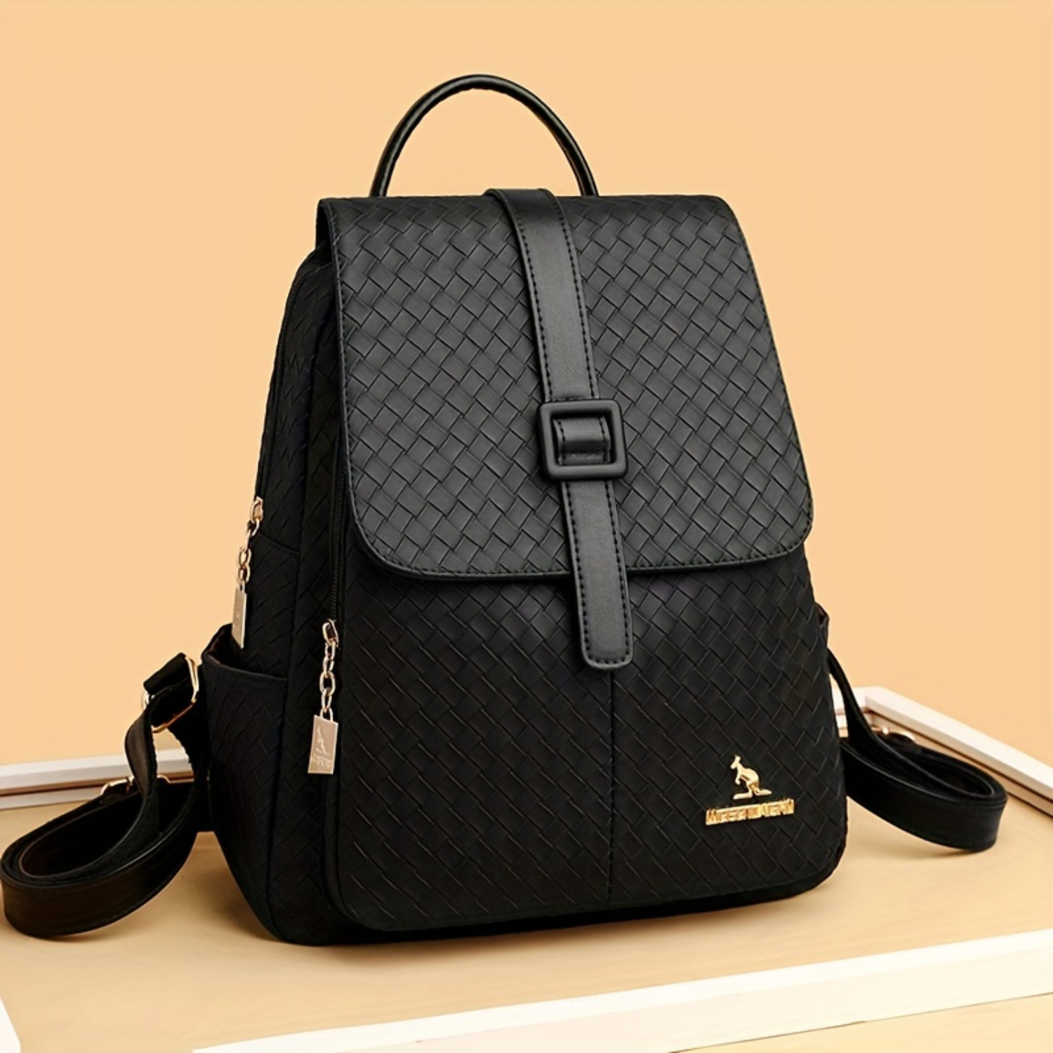 Soft Leather Backpack Outdoor Trendy Bag