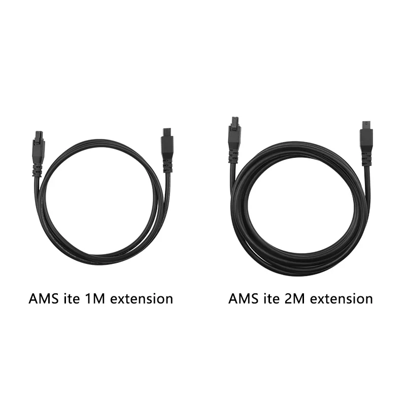 1 ชิ้น Bambu Lab AMS Lite 1 เมตร 2 เมตร 4 พินสายต่อสําหรับ A1/A1mini 3D เครื่องพิมพ์