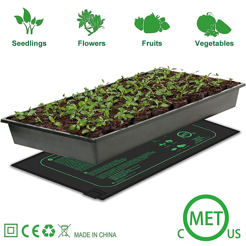 10/25/50 CENTIMETRI Piantina Tappetino di Calore Piante Da Interno Germinazione Tappetino Riscaldante Impermeabile Propagazione Clone Starter Zerbino EU/US/AU/UK Spina