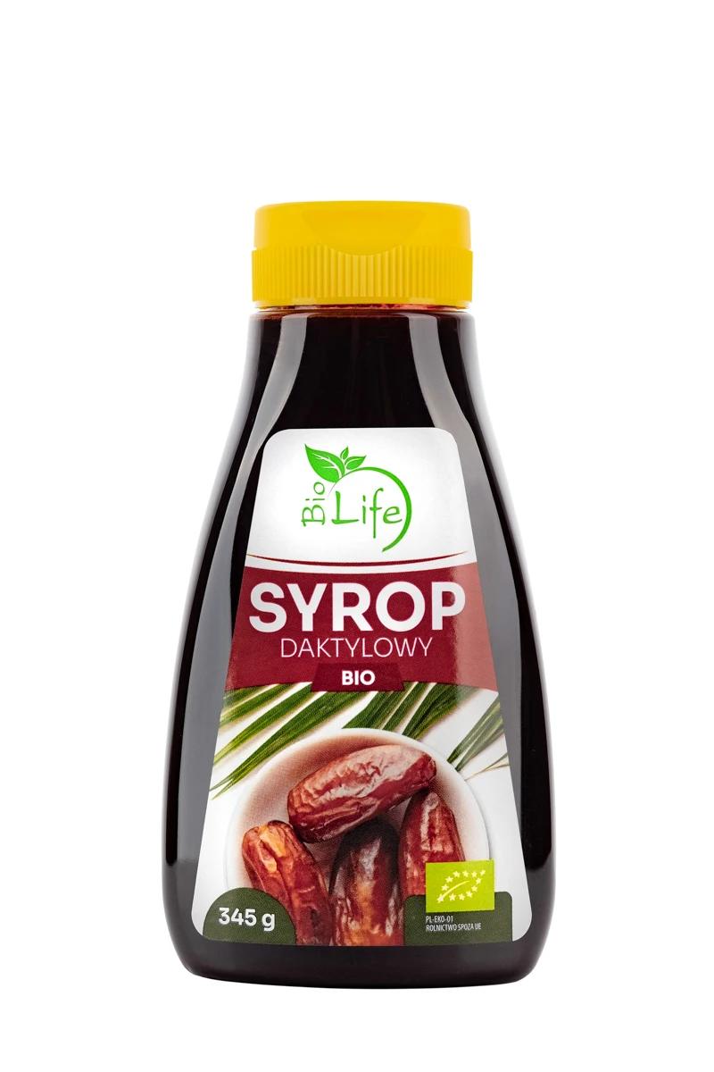BioLife Syrop Daktylowy BIOLIFE BIO 345g  (250 ml)