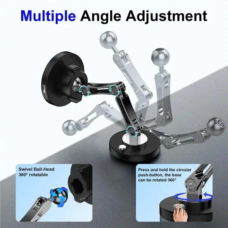 Magnetische Auto Drahtlose Ladegerät Stehen Magnet Auto Halterung Schnelle Ladestation Telefon Halter Halterung Für Macsfae iPhone 15 14 13 12