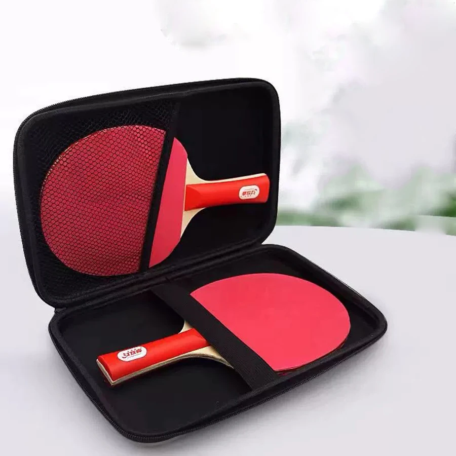 ใหม่ EVA hard shell high-end กีฬาปิงปองคลับสแควร์ไม้ปิงปองอุปกรณ์ป้องกันและกระเป๋า