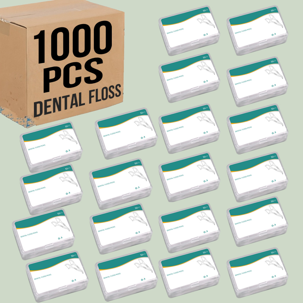 1 box/3 boxes/6 boxes/12 boxes/20 boxes - Fine sliding dental floss stick -50PCS/box - Cleaning interdental gap tool