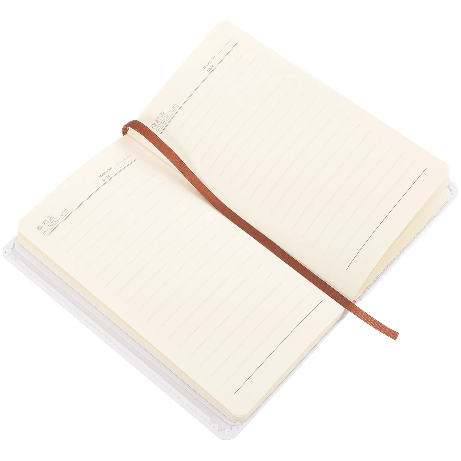 PU Blank Notepad Sublimation Notebook for Students Travelers Office Workers Thick Pages Portable Daily