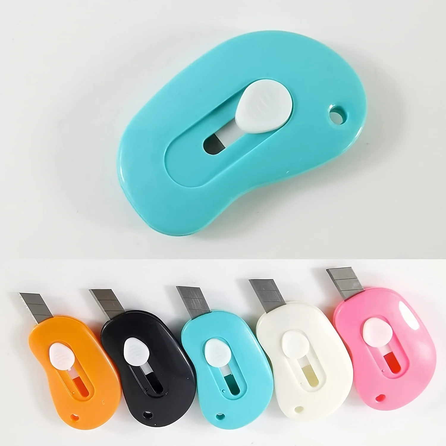 25 mini tagliacarte con coltello multiuso retrattile