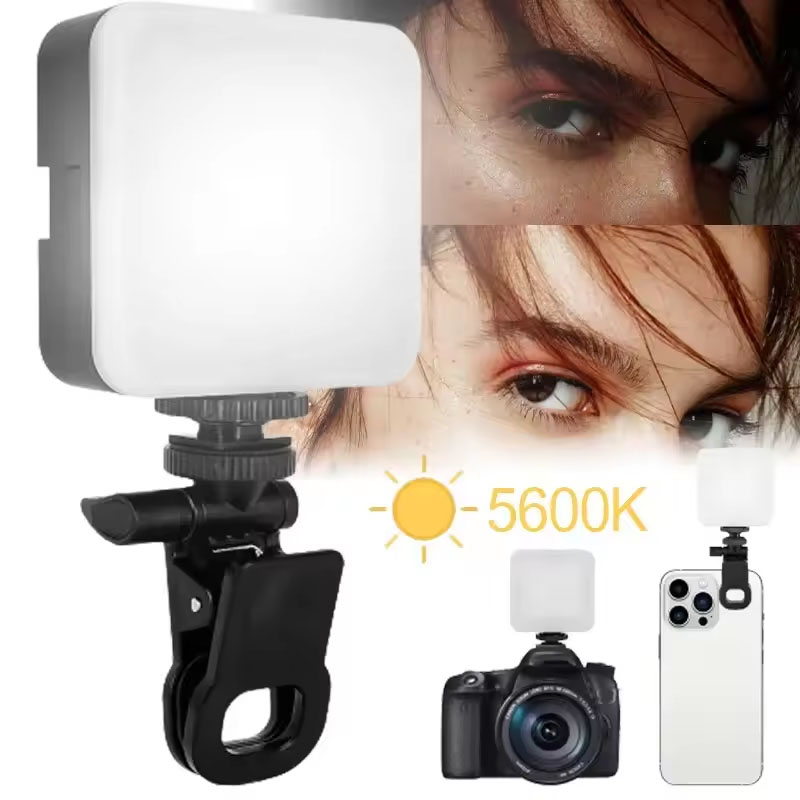Multi-purpose Mobile Fill Light Portable Mini Clip-on Fill Light ﻿3 Brightness Modes For The Sake of Beauty