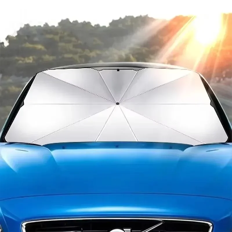 Parasol específico para coche, artefacto de sombrilla, sombrilla de protección, paraguas Interio, parasoles para parabrisas, accesorios exteriores