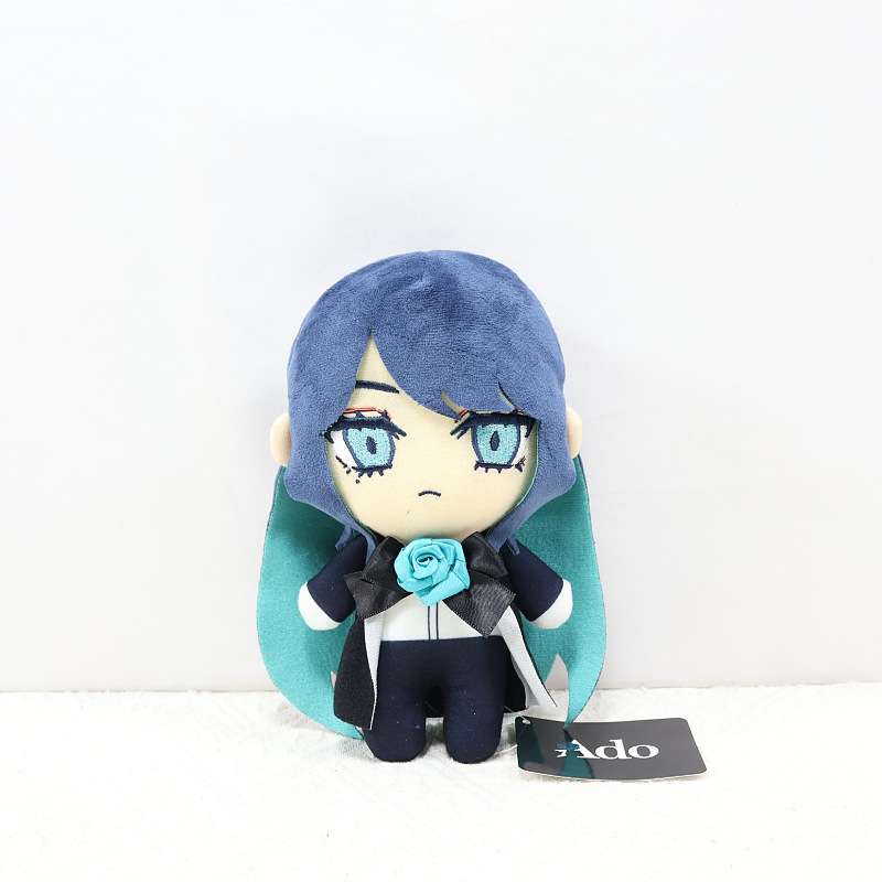 16cm novo adub hibana brinquedo de pelúcia ador merch pelúcia cantor bens ad acessórios plushies boneca cantor ad animal de pelúcia brinquedo macio presente