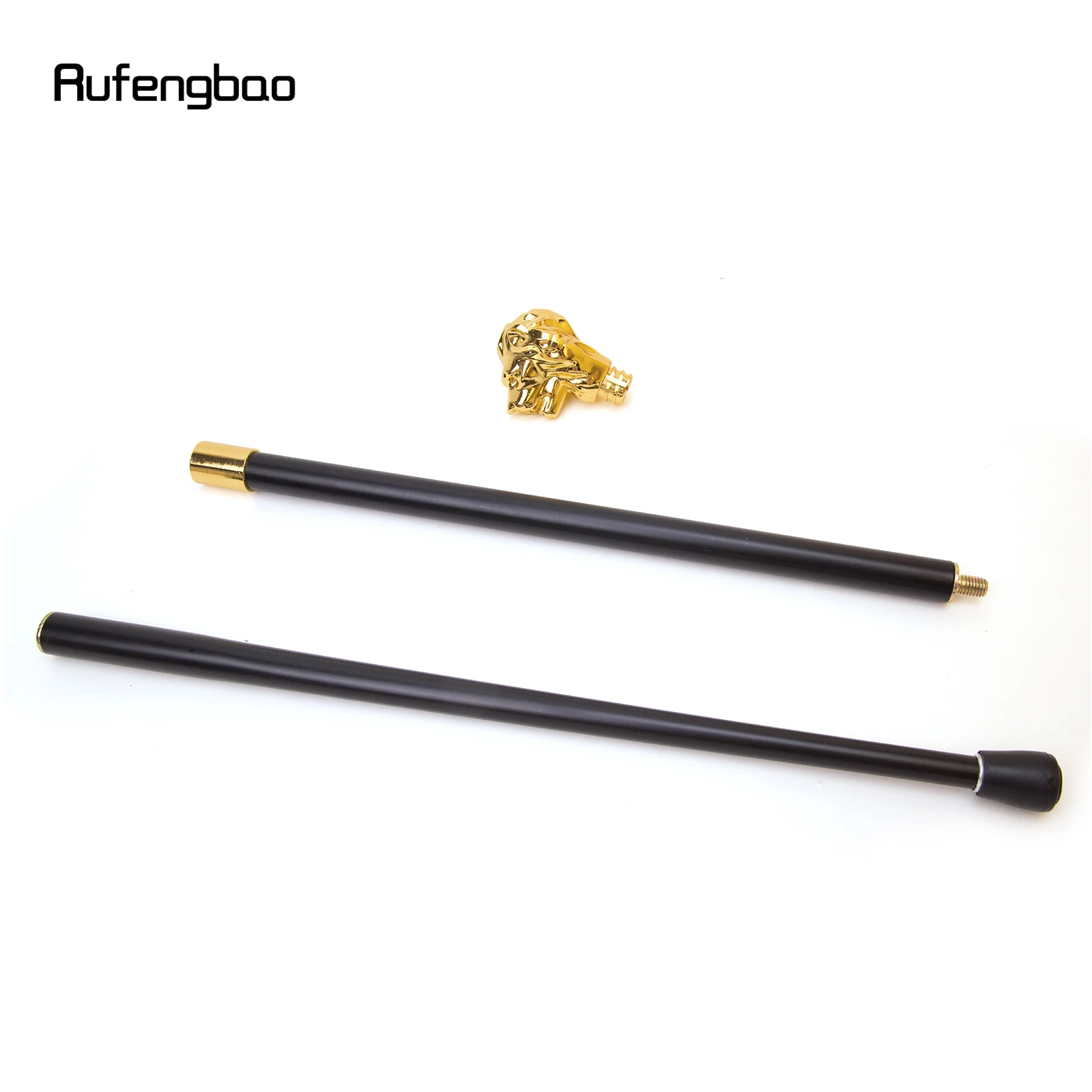 Bastão de Cabeça de Leão, Botão Crosier Elegante, Bastão Decorativo de Festa, Punho de Luxo, 93cm