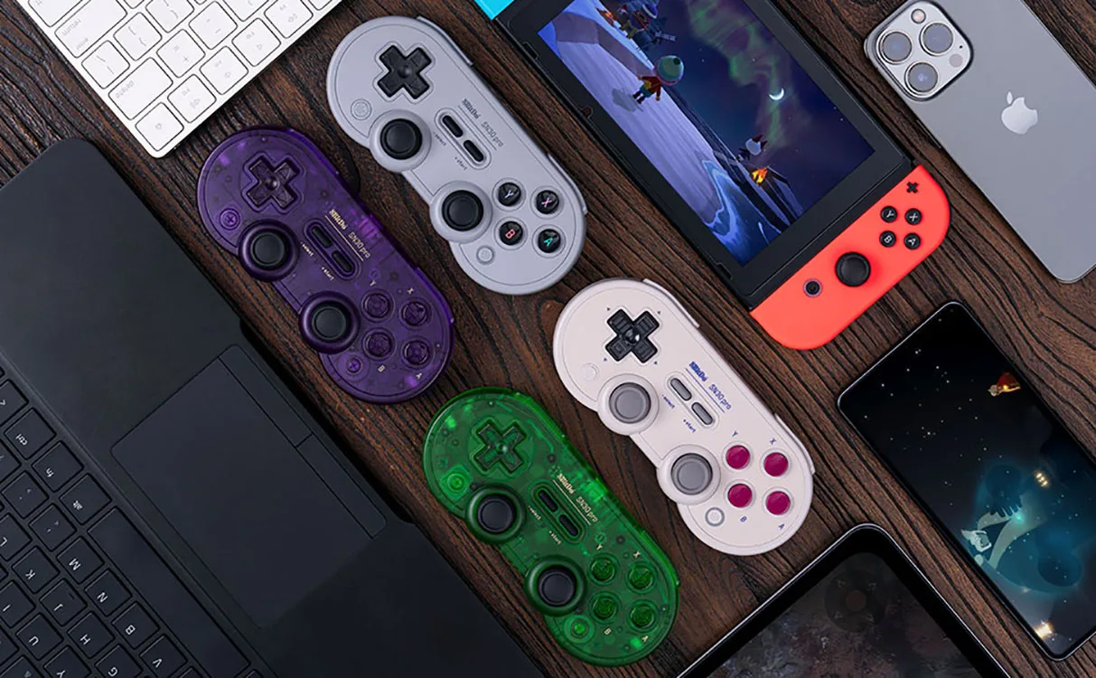 8Bitdo SN30 Pro Gamepad Bluetooth para Nintendo Switch 2 controlador de juego inalámbrico Joystick para NS MacOS Android Steam Raspberry Pi