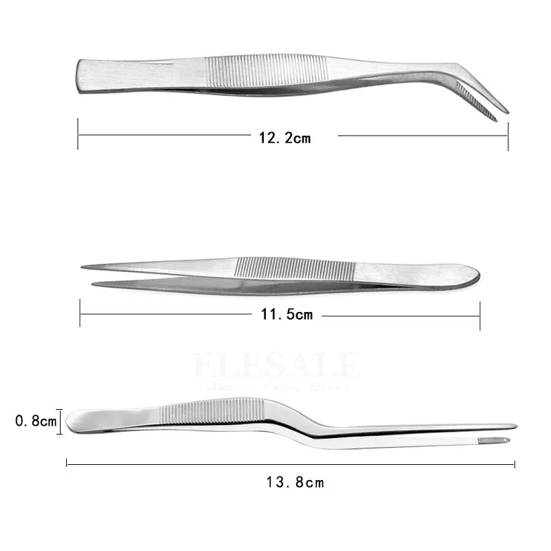 Multifunktion ale tragbare Edelstahl pinzette greifen kleine Dinge für Make-up-Erste-Hilfe-Kits an