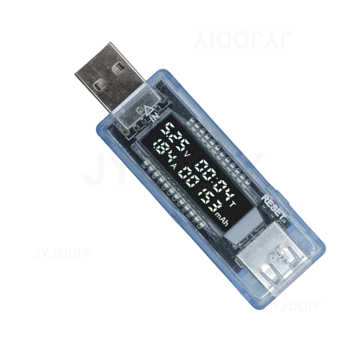 Probador USB, probador de capacidad del cargador de voltaje de corriente, medidor de voltaje de corriente, pantalla de tiempo, Detector de energía móvil, prueba de batería