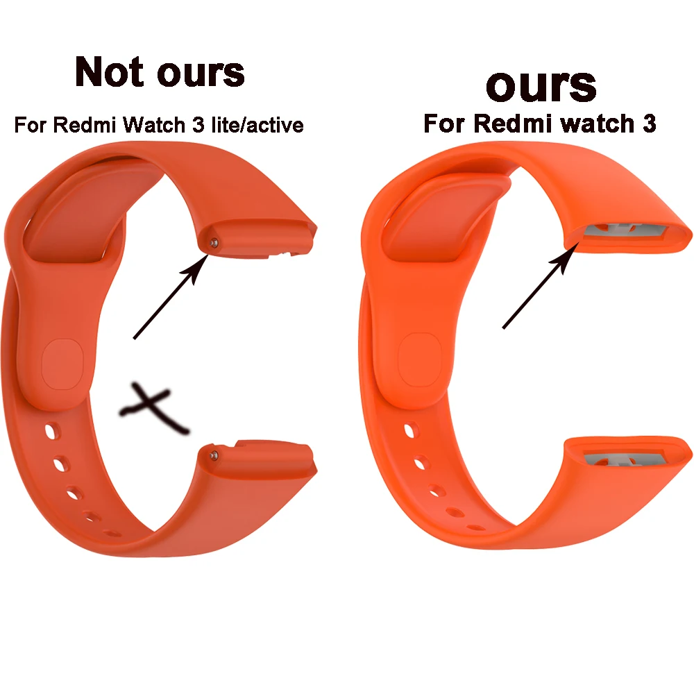 Correa no para Redmi Watch3 lite/Correa de reloj activa solo para Redmi Watch 3 accesorios de pulsera originales para reloj inteligente Correa