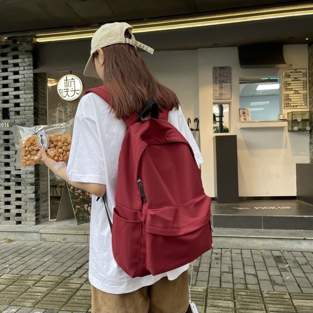 Estudante mochila feminina sacos de escola à prova dwaterproof água grande capacidade ins moda saco mochila saco de viagem