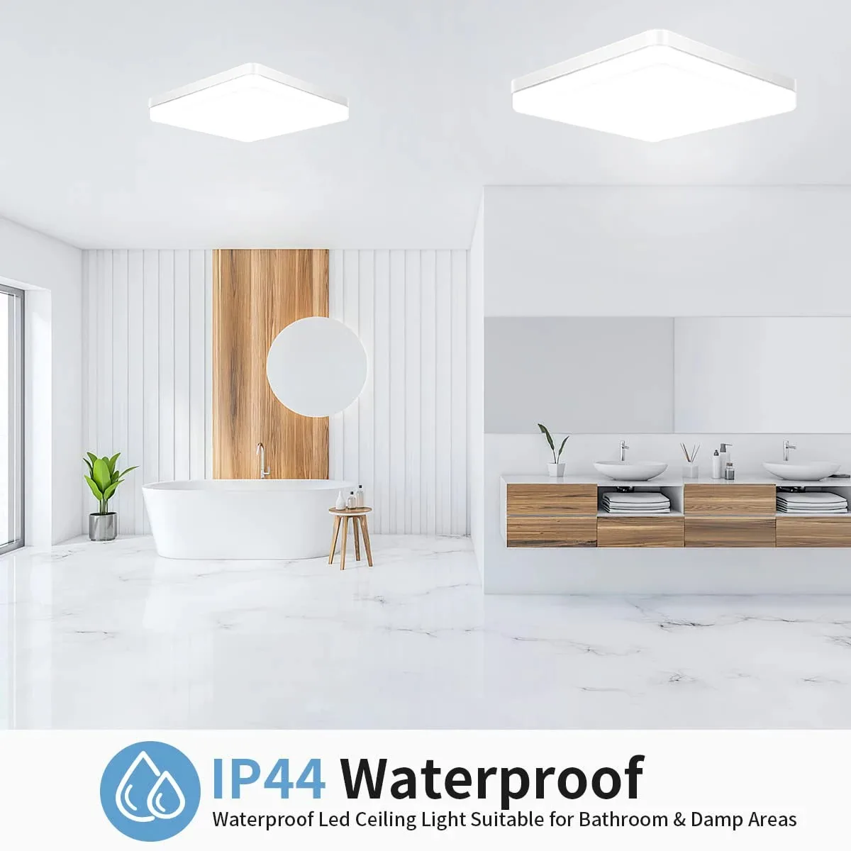 Square LED Living Room Ceiling Light Simple Home Modern Ceiling Light 18w24W 36W 48W Bedroom Light Bathroom Kitchen Lighting