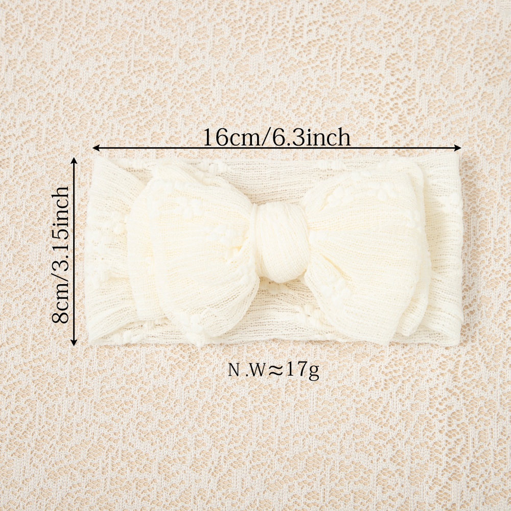 3 pçs/set bebê menina bandana dupla malha arcos hairband turbante macio adorável arco crianças headwear acessórios para o cabelo para recém-nascido infantil