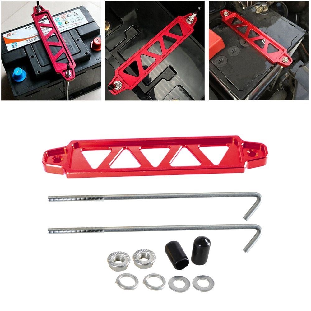 ユニバーサルアルミ製バッテリーホルダー,カーマウントブラケット,ホンダシビック,eg互換,レーシング,BT-1006