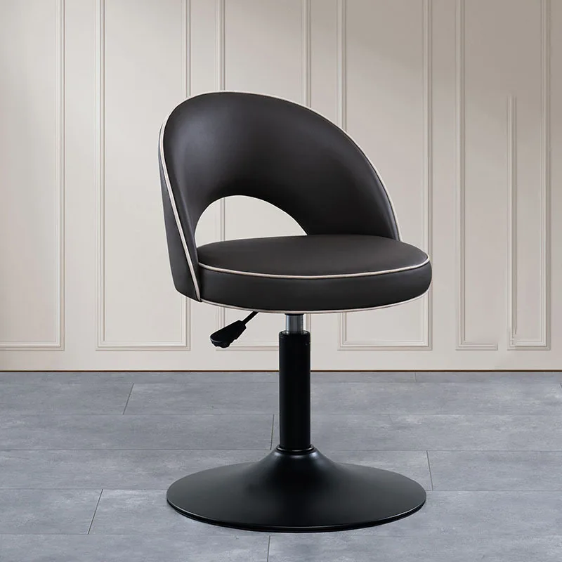 Nordic Modern เก้าอี้บาร์ห้องรับประทานอาหาร Beige สวยหรูหราเก้าอี้บาร์ปรับความสูง Confort Taburetes De Bar Home เฟอร์นิเจอร์