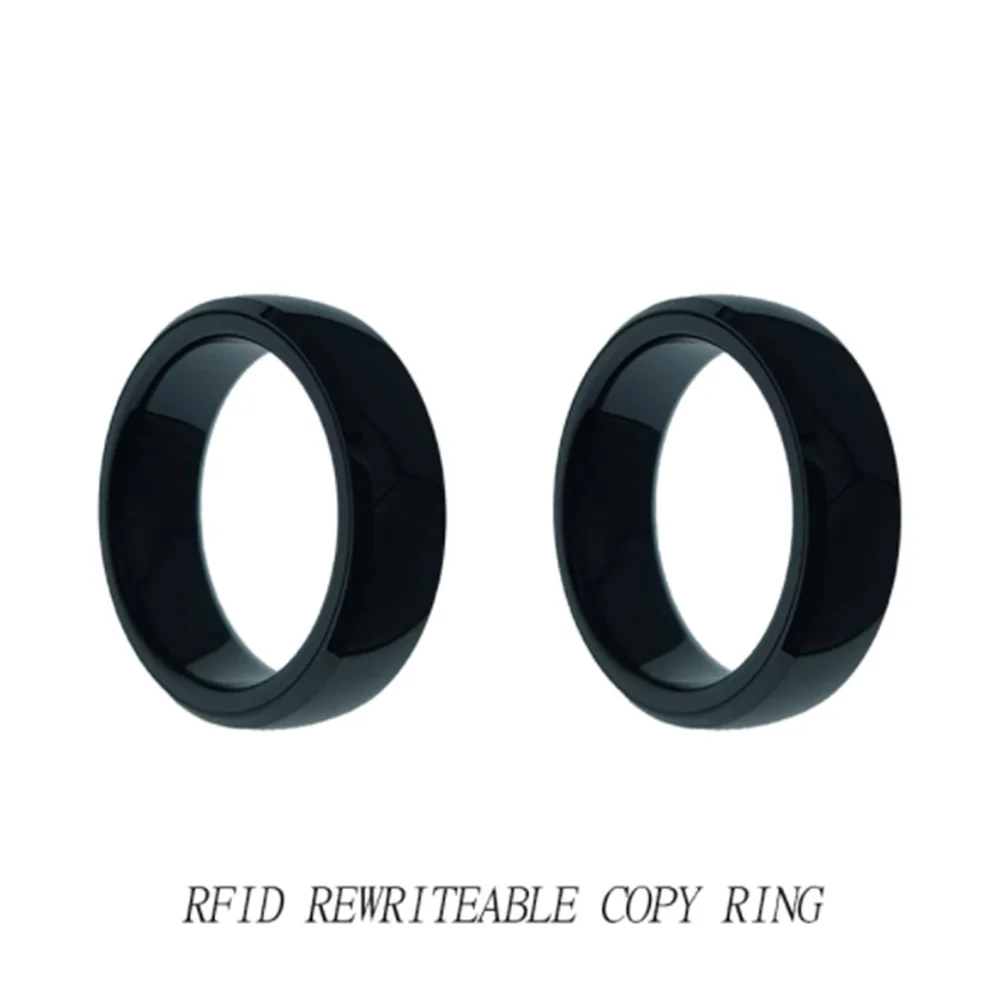 RFID Smart Dual Chip  NFC Ring ID+IC Waterproof Tag CUID T5577 Rewritable Badge Key 125khz 13.56mhz Token Copy Clone Write