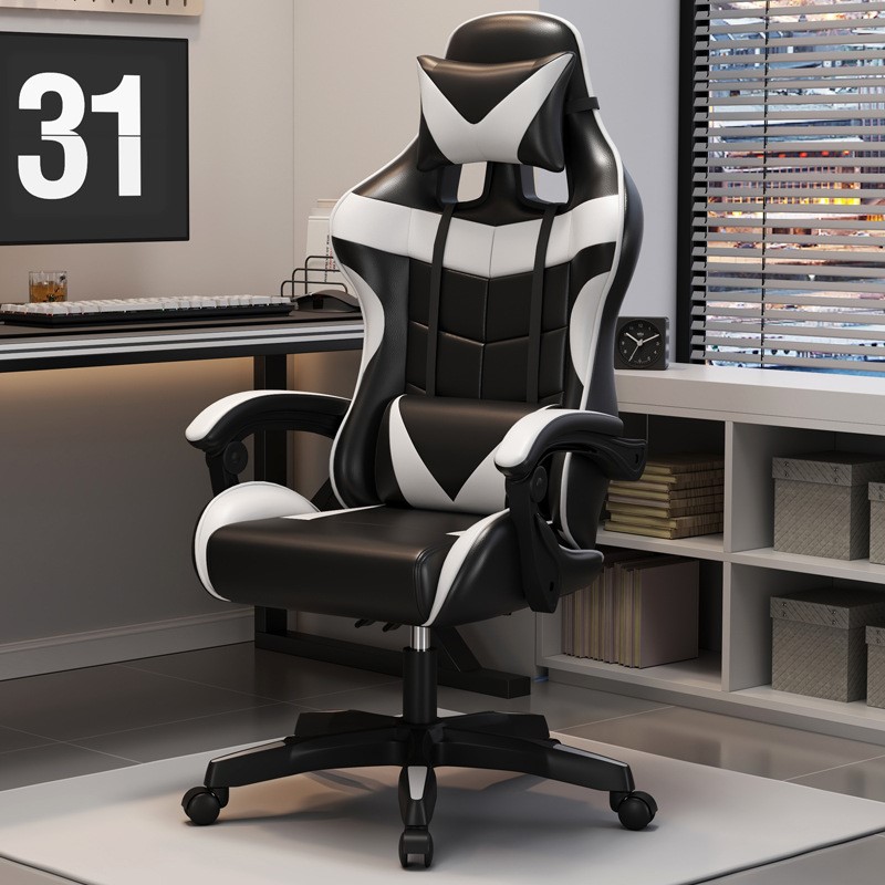 Gaming Chair Home Internet Cafe Computer Swivel Chair Elastic Office Princess Broadcast Swivel Chair Sedia Gaming Home Camping