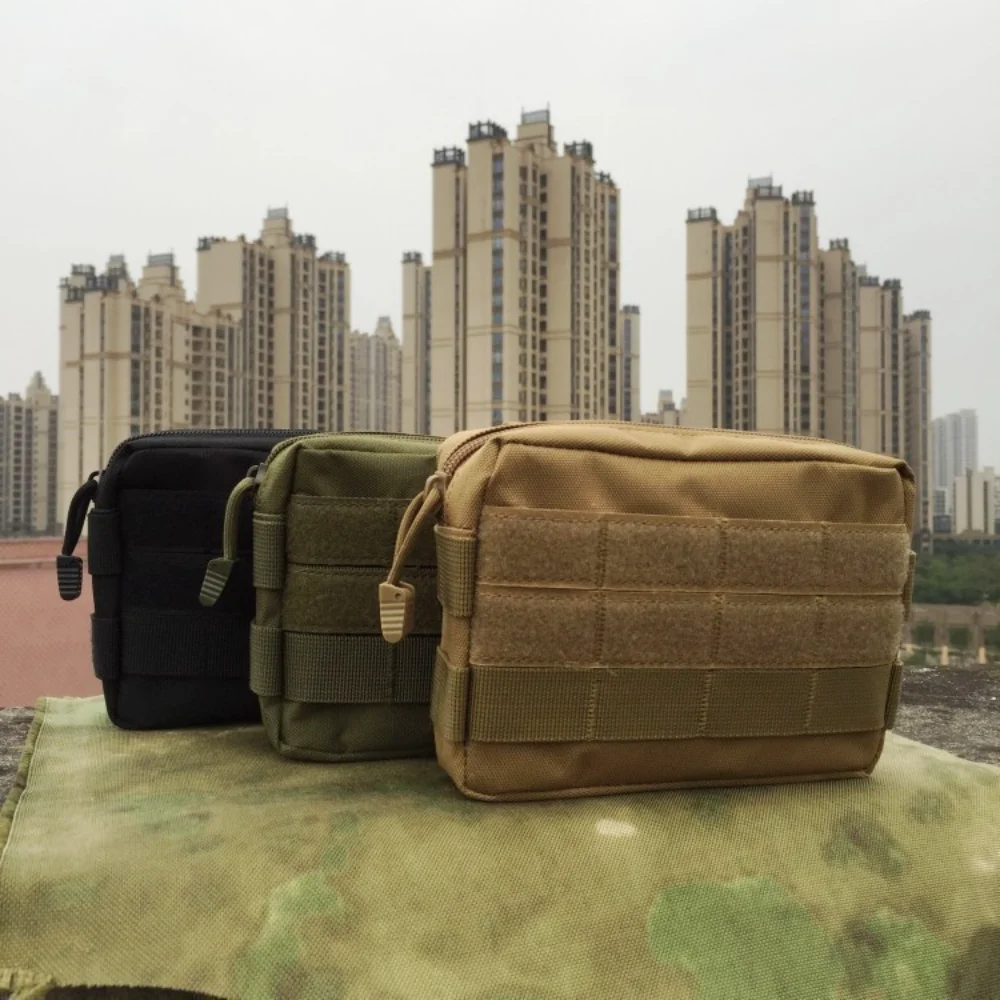 MOLLE-男性用の戦術的なEDCバッグ,ウエストバッグ,電話ポーチ,キャンプ,狩猟アクセサリー,ベルト,医療,応急処置ポーチ