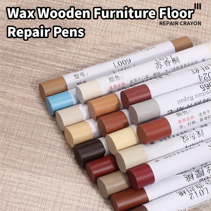 Caneta de reparo de piso de móveis de madeira à prova d'água, materiais para máquina de arranhões danificados, porta, janela, lápis de pintura para melhoria da casa