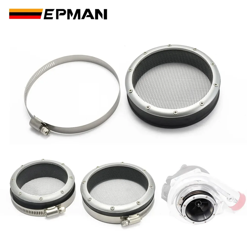EPMAN 3 "/3,5"/4 "Turbo entrada parrilla Protector pantalla de turbocompresor malla cubierta de filtro de entrada de aire EPAA11G02
