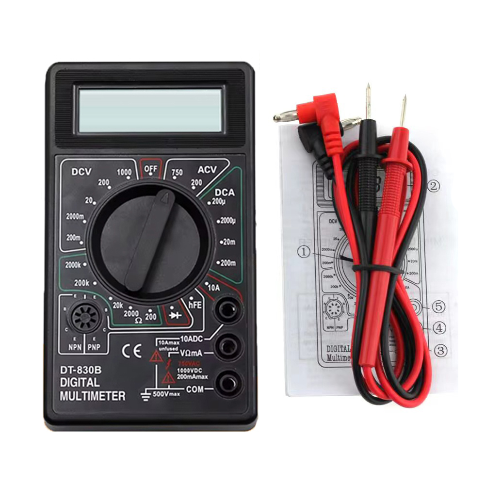 19-IN-1-Lötkolben-Set, Schweißwerkzeug, Lötset mit LCD-Digitalmultimeter, 60 W, Lötkolben, 5 zusätzliche Spitzen, EU/US-Stecker
