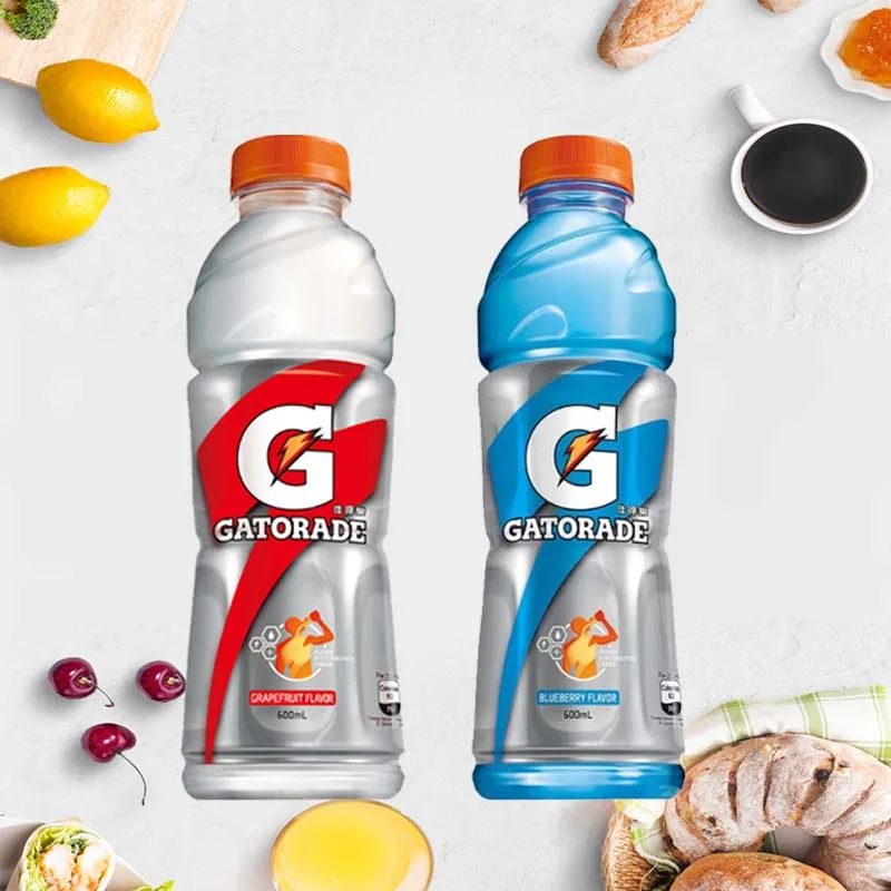 Gatorade Sports Drink 21.18oz(600ml)*2 bottles Supplementing water, electrolytes, energy, sports drinks