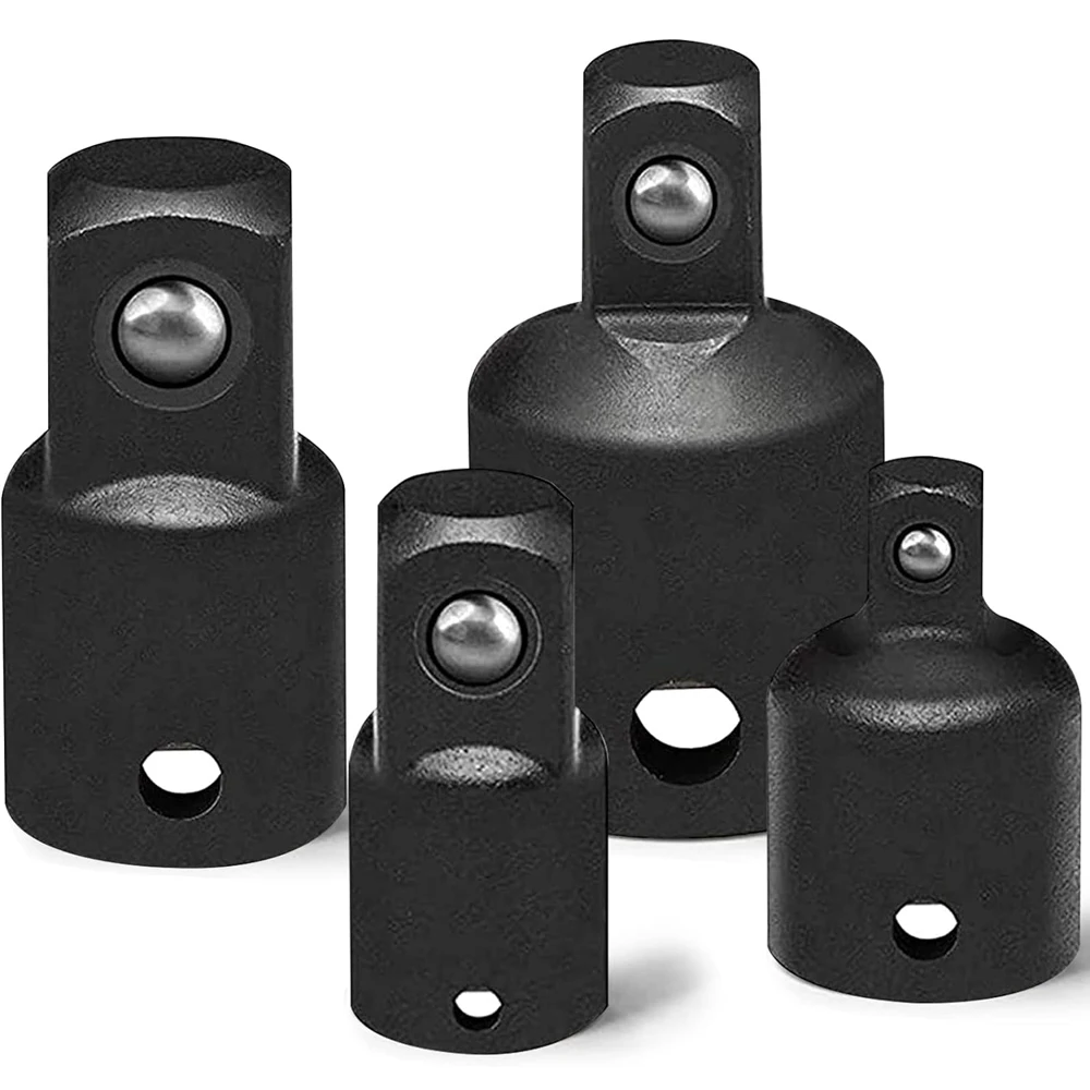 4-teiliges 1/2 3/8 1/4 Zoll Schlagschrauber-Adapter-Reduzierstück-Set. Verwenden Sie Schraubenschlüssel, Bohrer in der Automobil- und Schlagschrauber-Baugruppe