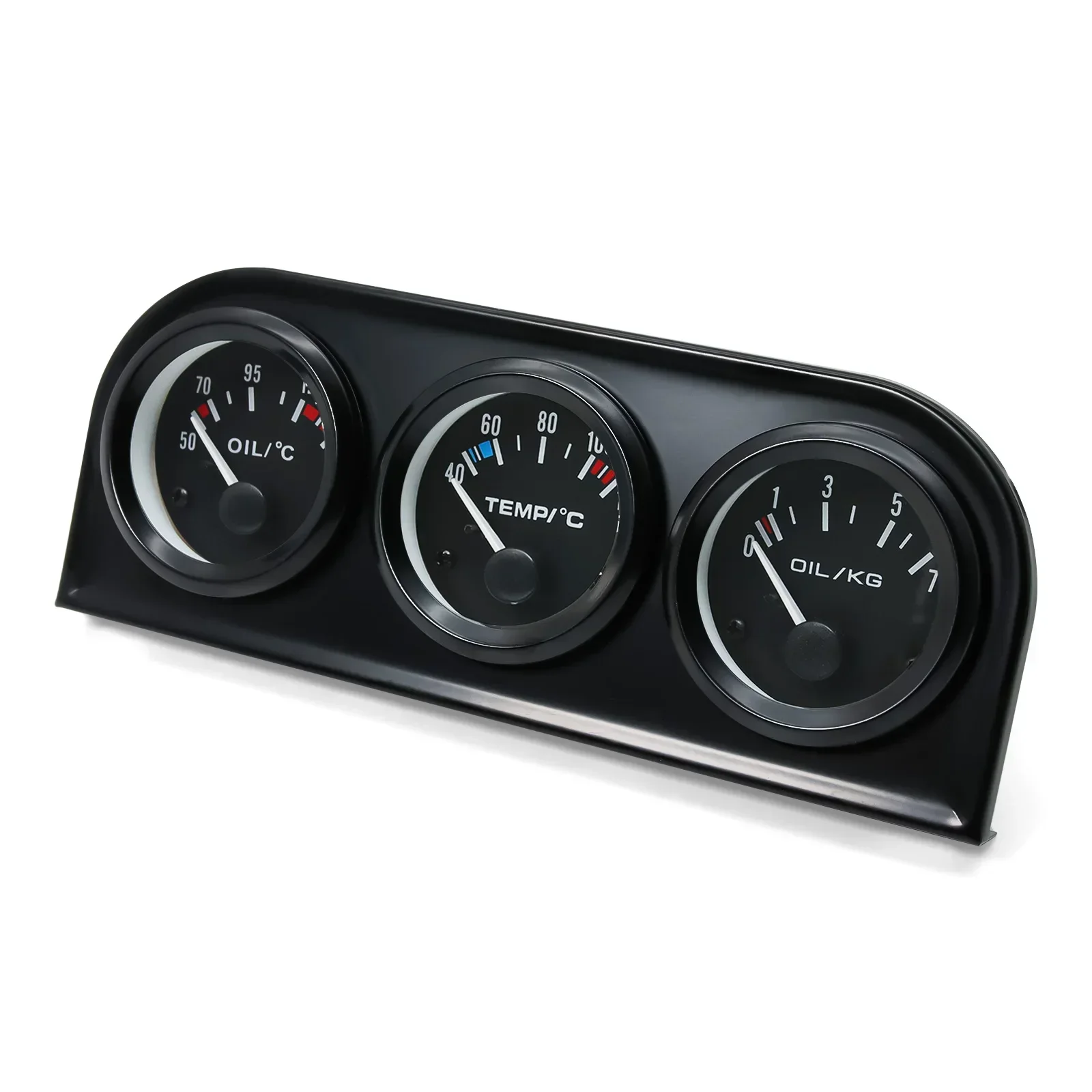 Neue 2 "52mm Öl Temp Öldruck Volt Auto 3 in 1 Triple Meter Modifikation Gauge 40 ~ 120 Celsius Wasser Temperatur Sensor 1/8NPT