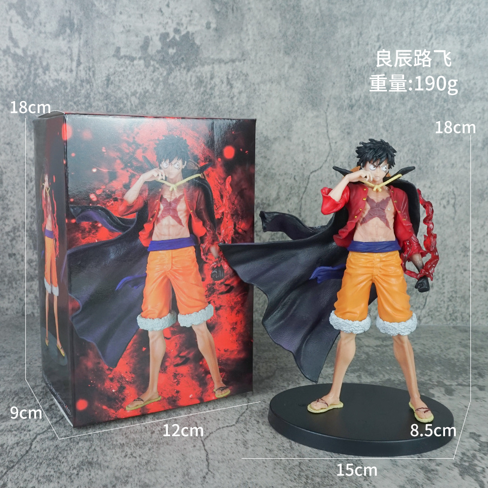 Figura de una pieza anime teatro puño de fuego Luffy modelo adornos juego de marea