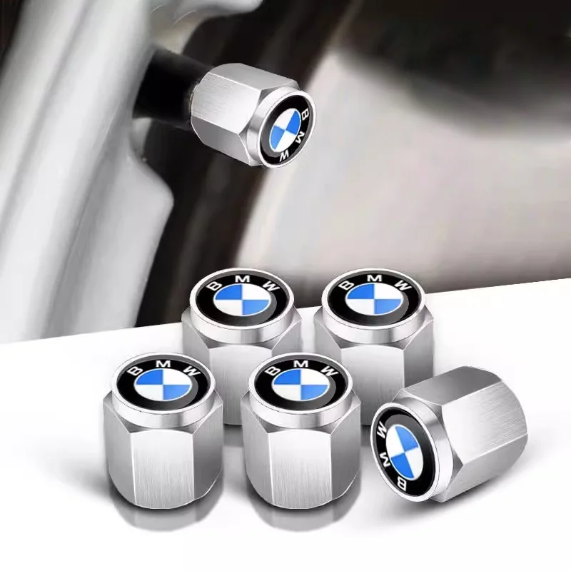 5 uds tapa de válvula de neumático de rueda de coche cubierta de vástago de neumático para BMW 1 3 5 7 Series M rendimiento X1 X3 X4 X5 F10 F15 F16 F20 F30 M3 M4 E34 E46