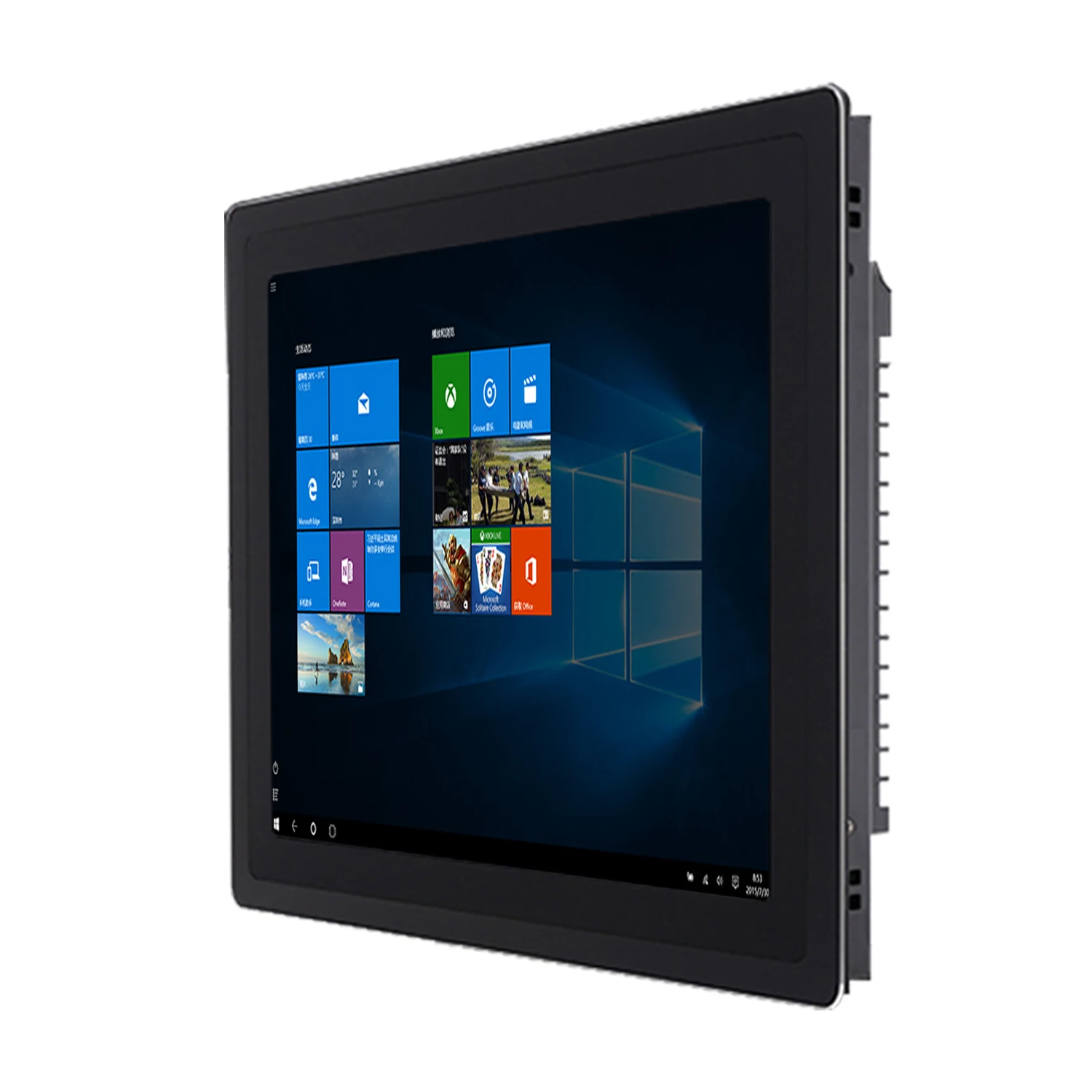 10 12 15 pulgadas industrial todo en uno panel pc mini tableta con pantalla táctil resistiva WiFi incorporado win10 pro 1024x768