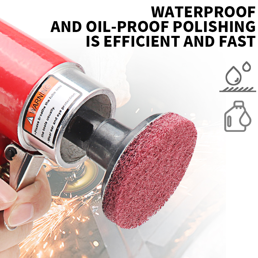 30 Chiếc 2Inch CuộN Khóa Bề Mặt Chà Nhám Đĩa Pad Đánh Bóng Giấy Nhám Để Chế Biến Gỗ Kim Loại Dụng Cụ Quay