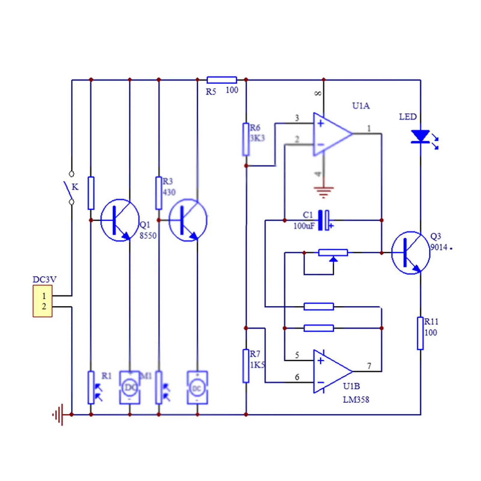 LED-Atemlicht, lichtempfindlicher Sensor, mobiler Roboterteil, elektronisches Löten, DIY-Elektronik-Set, simulierte Glühwürmchen, blinkend
