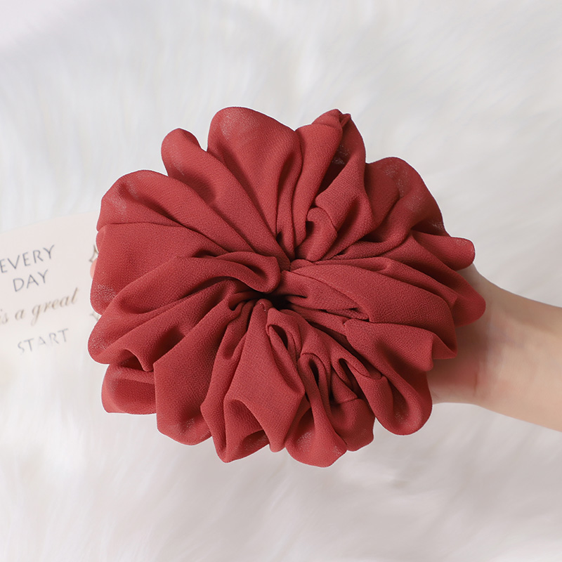 Hoge kwaliteit extra grote premium oversize Maleisië chiffon groot formaat moslim hijab scrunchies