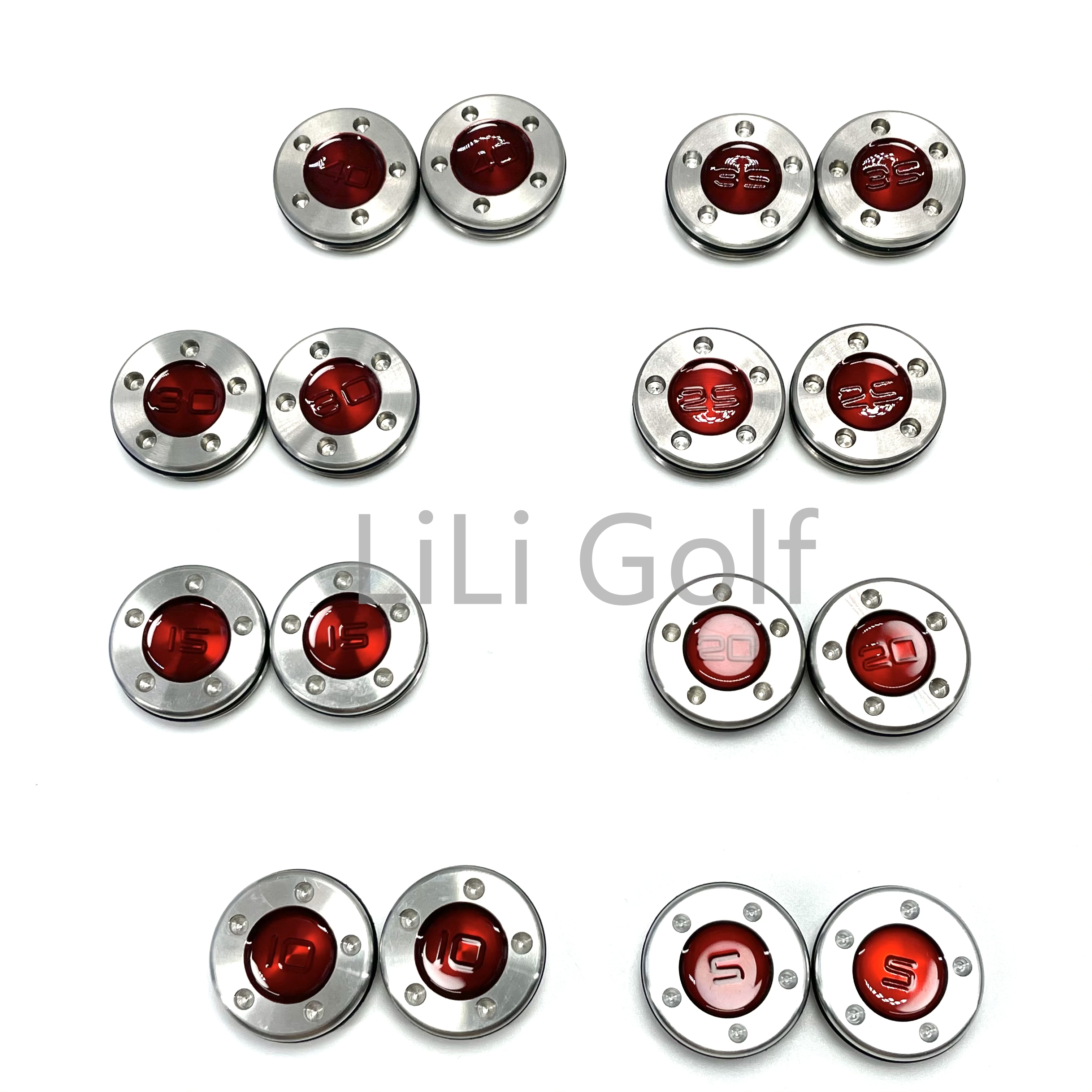 Golf 5g/10g/15g/20g/25g/30g/35g/40g Choice Weight Golf Custom Putter Screws Weights Compatible with  Scotty Camero 2pcs