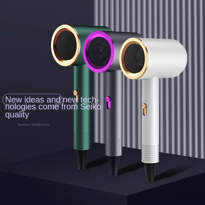 Secador de cabelo profissional para salão de beleza com proteção iônica e térmica portátil para viagens em casa e hotel - para uso doméstico e em hotel