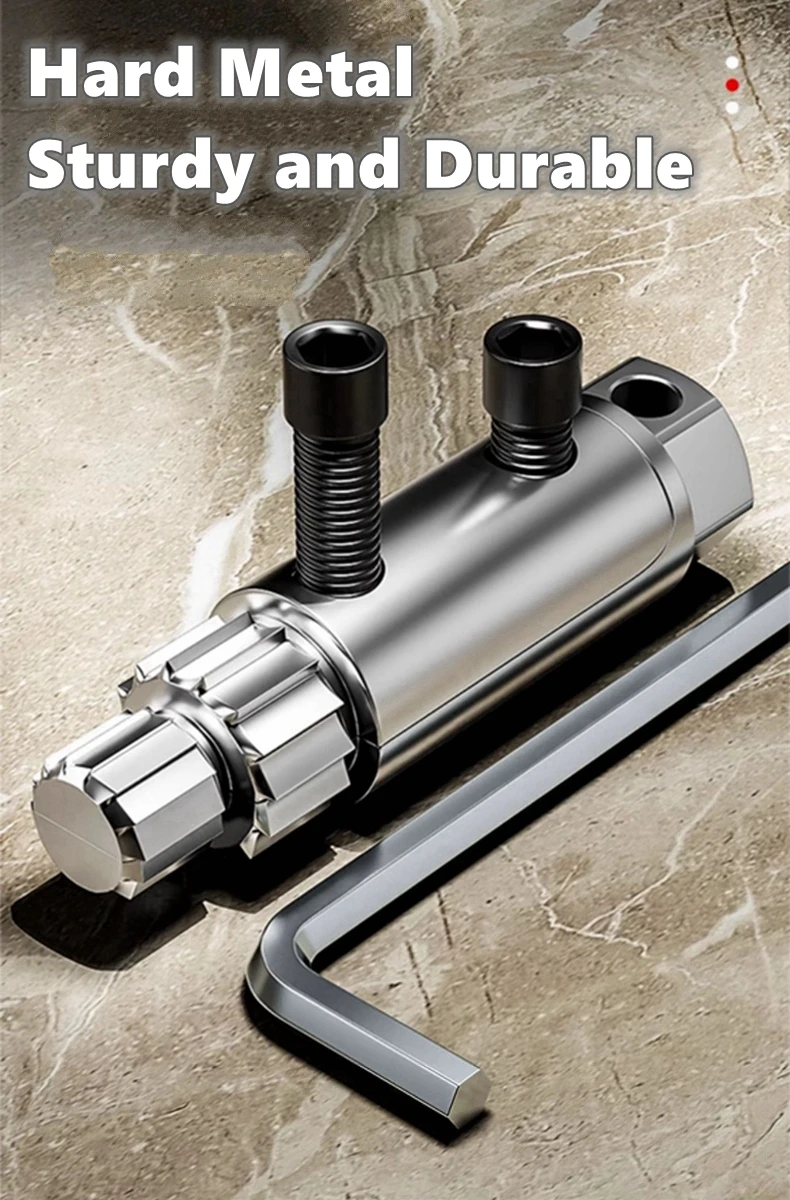 Universal Wasserhahn Eckventile Schaden Schraube Extractor Gebrochener Draht Rutsche Zahn Entfernung Werkzeug Wasser-Rohr Ventil Reparatur für 4/6 punkte